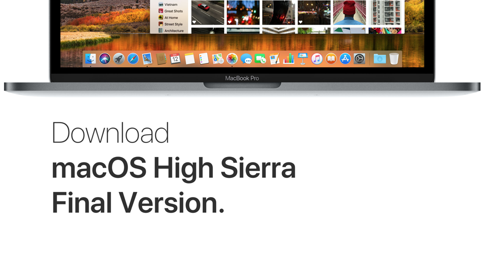 Download mac os high sierra not from app store