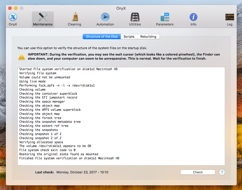onyx for mac 10.12